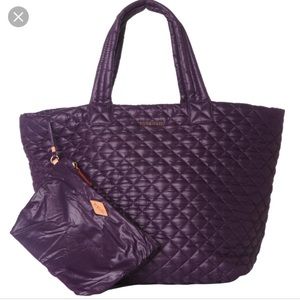 MZ Wallace Purple Large Metro Tote